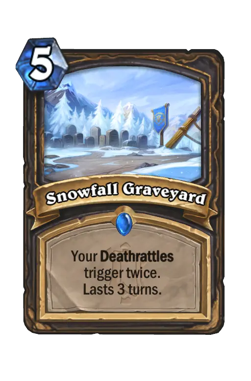 Snowfall Graveyard