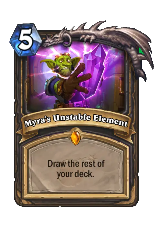 Myra's Unstable Element