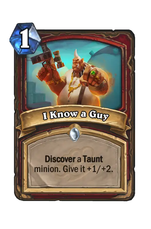 I Know a Guy