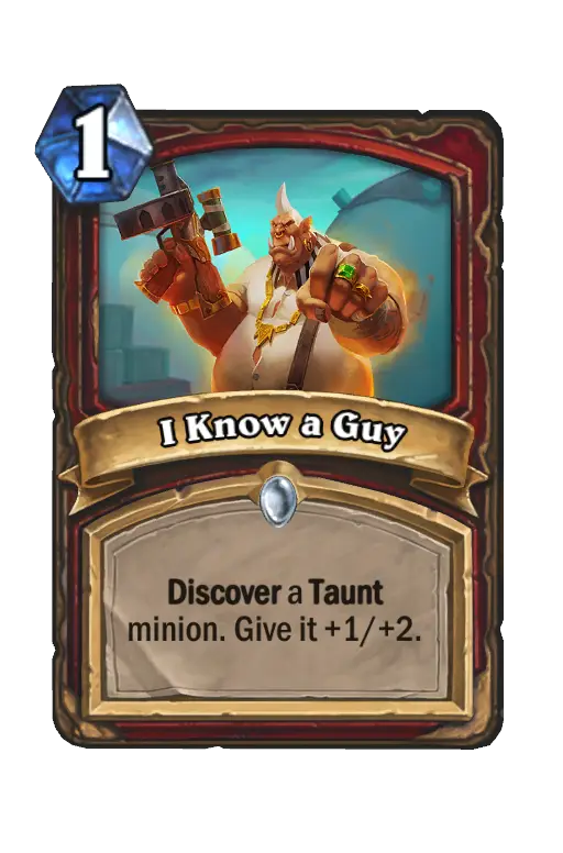 I Know a Guy