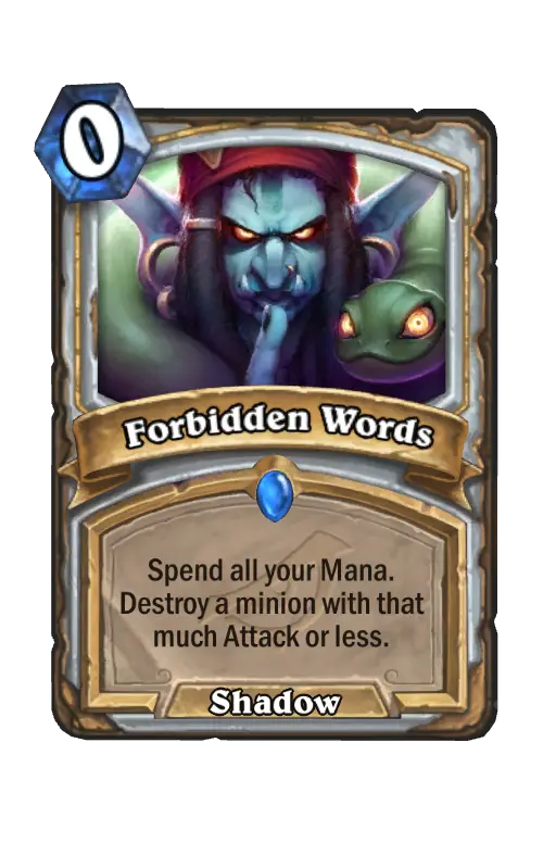 Forbidden Words