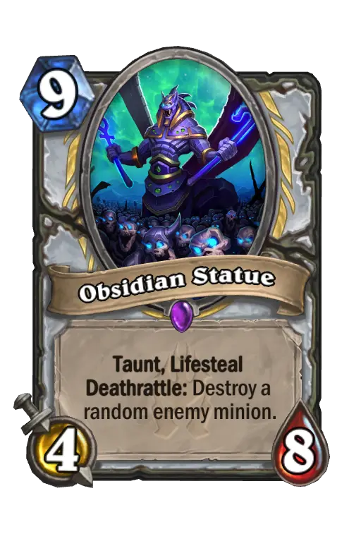 Obsidian Statue