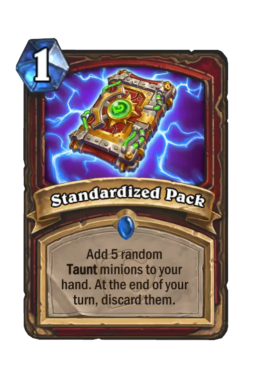 Standardized Pack