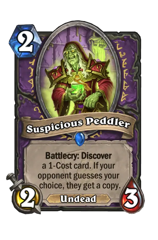 Suspicious Peddler