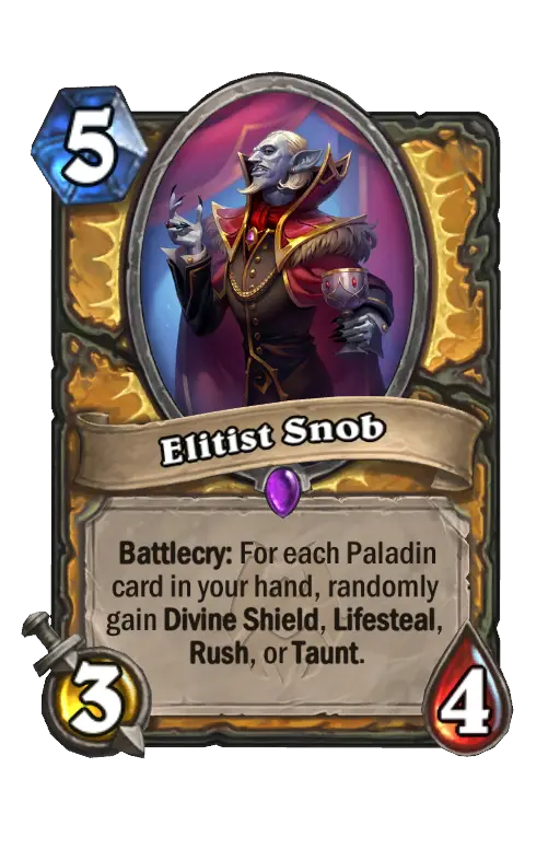 Elitist Snob