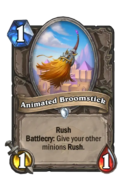 Animated Broomstick