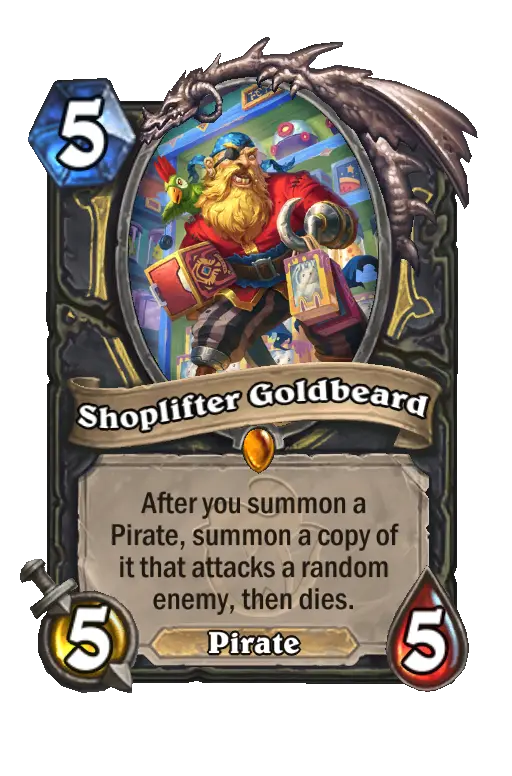 Shoplifter Goldbeard