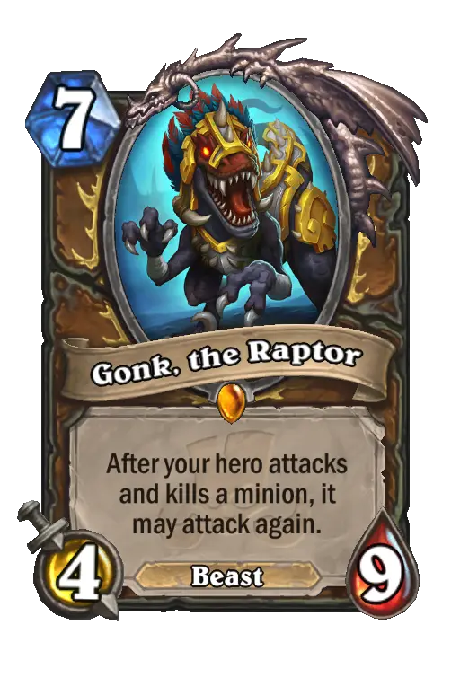 Gonk, the Raptor