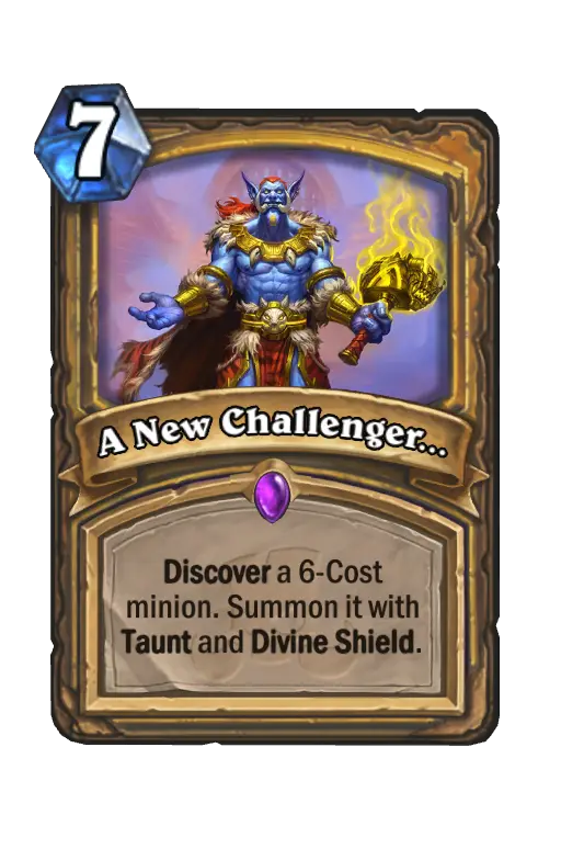 A New Challenger...