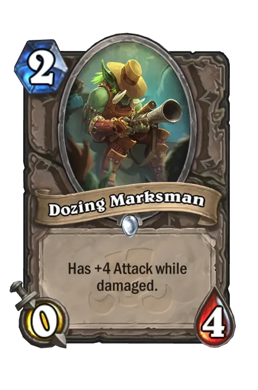Dozing Marksman