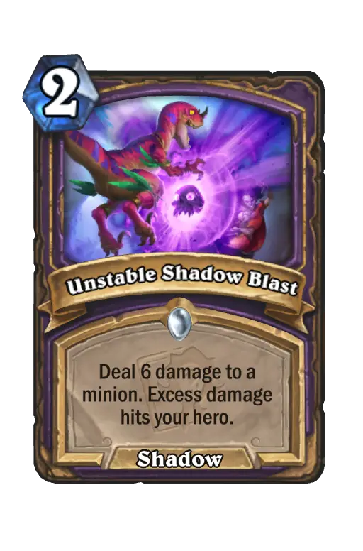 Unstable Shadow Blast